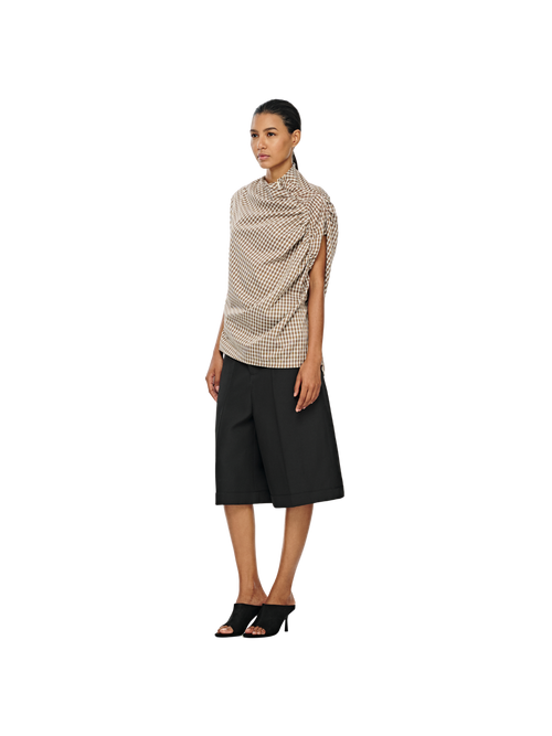ASYMMETRIC FLY BERMUDA SHORTS