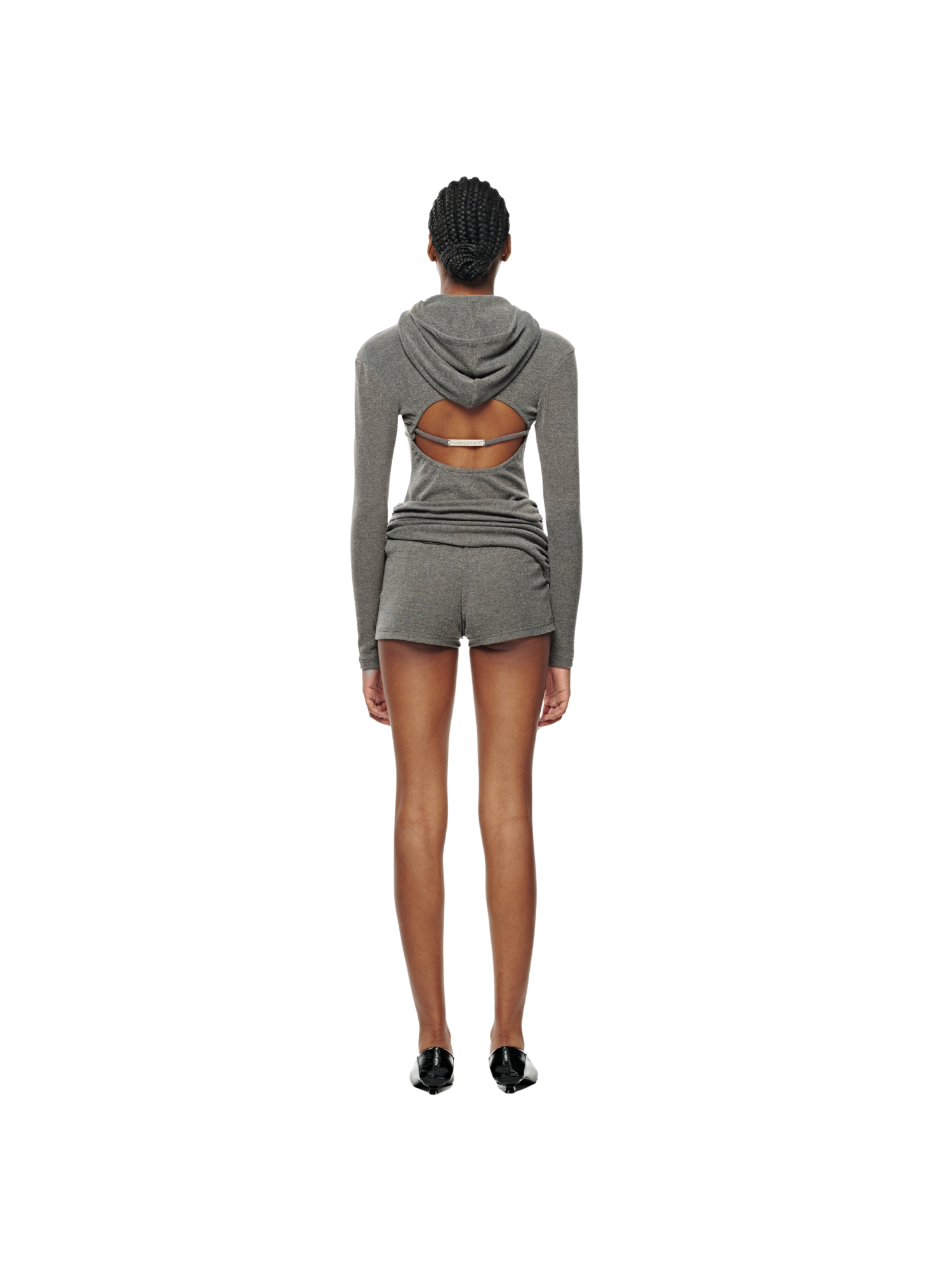 TEXTURED KNIT SHORTS