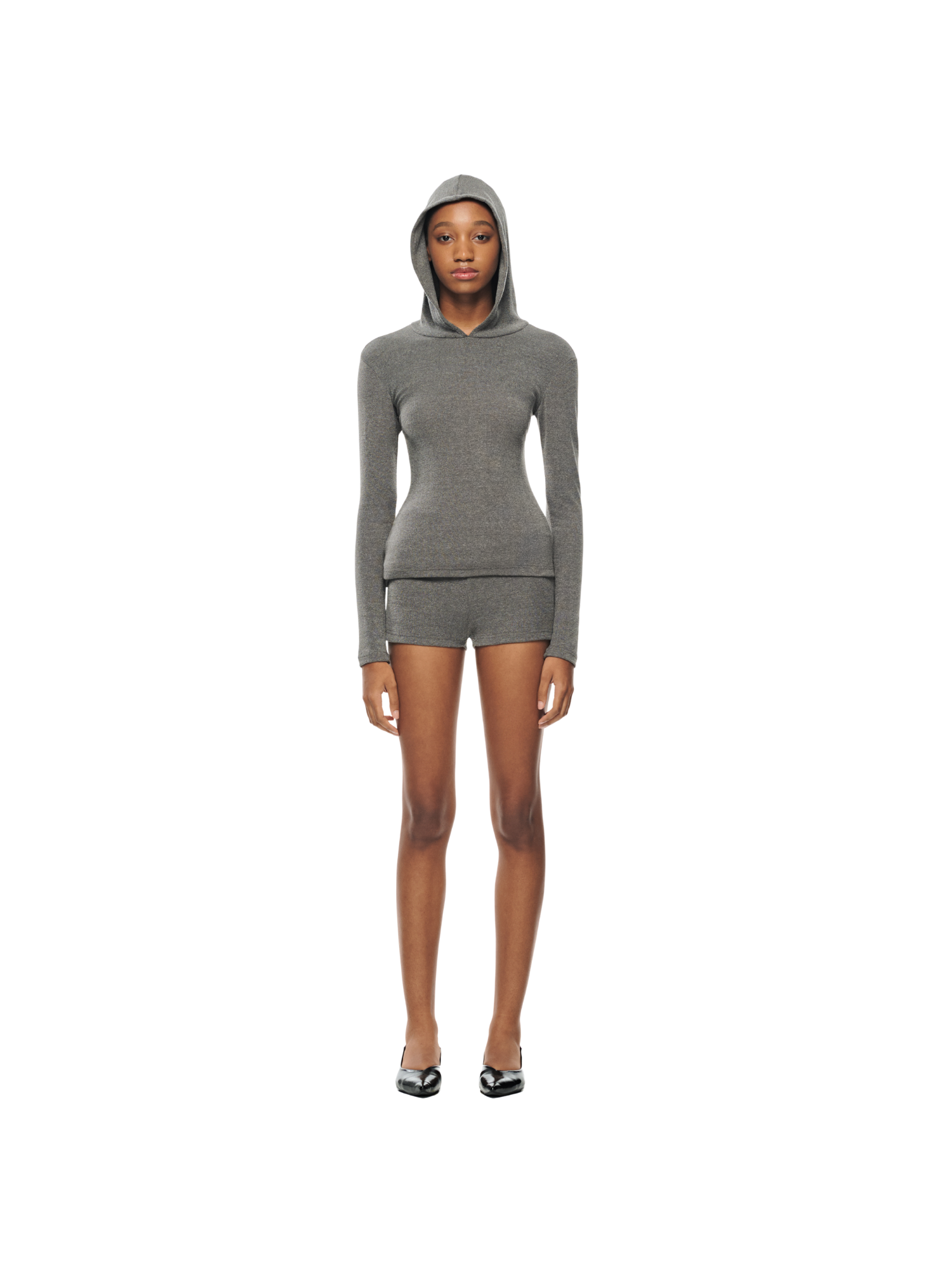 TEXTURED KNIT SHORTS