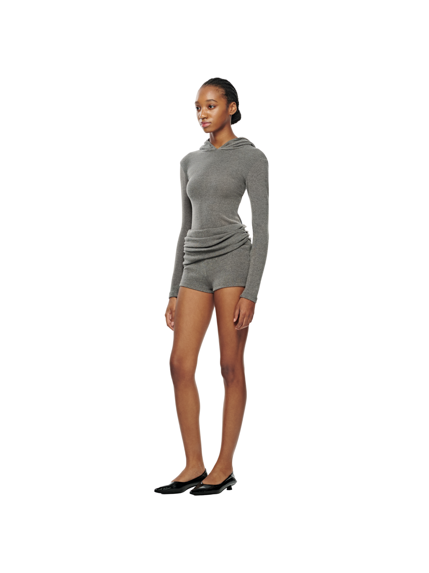 TEXTURED KNIT SHORTS